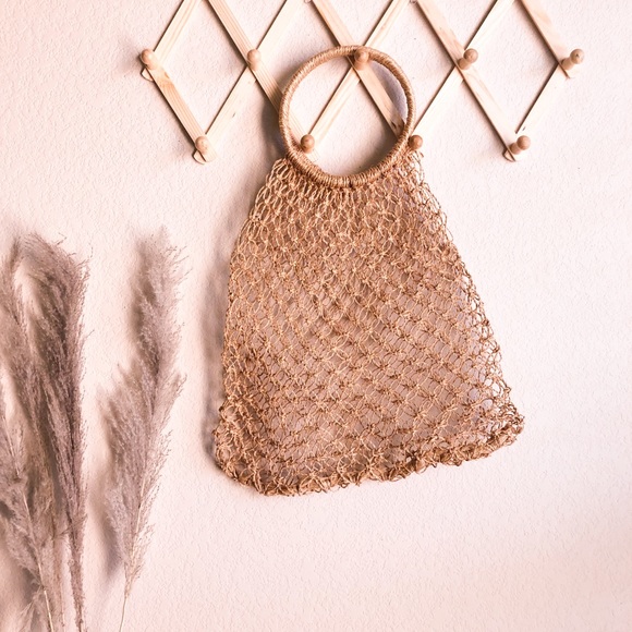 Handbags - 🌸Philippine Hand Woven Ring Handle Market Bag